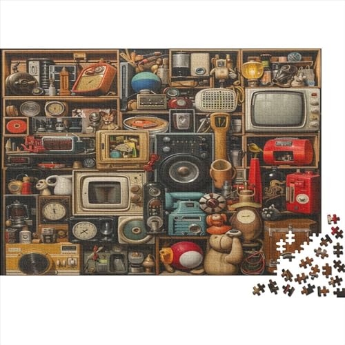 Alte Objekte 1000 Teile Geräte Erwachsene Puzzles Lernspiel Moderne Wohnkultur Family Challenging Spiele Geburtstag Stress Relief 1000pcs (75x50cm) von OPSREY