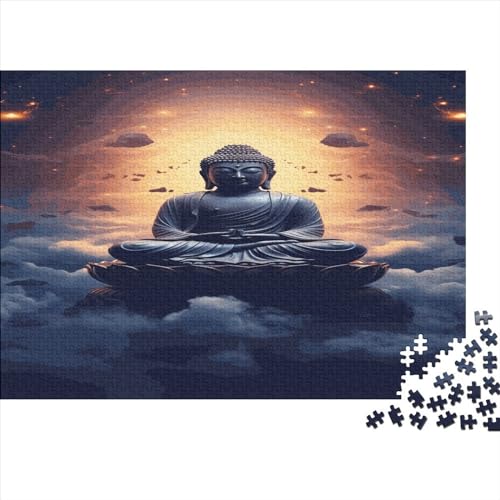 Buddha 1000 Teile Ancient Culture Für Erwachsene Puzzles Geburtstag Home Decor Lernspiel Family Challenging Spiele Stress Relief 1000pcs (75x50cm) von OPSREY