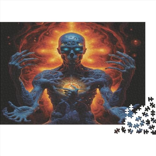 Galaxie-Gott Puzzle Erwachsene 1000 Teile Skelett Geburtstag Moderne Wohnkultur Family Challenging Games Lernspiel Stress Relief 1000pcs (75x50cm) von OPSREY
