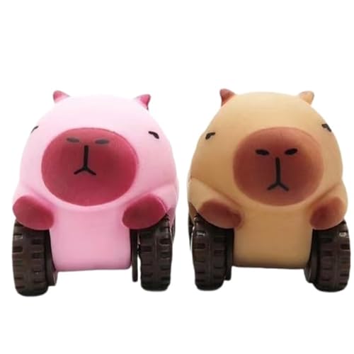 2 Stück Capybara Dehnbares Quetschspielzeug mit Rädern Lustiges Stressabbau Fidget Auto Kinder Anti-Stress Stretch Toy Tier Dekompression Gummi Spielzeug Geschenk für Jungen Mädchen 2 Stück Capybara Dehnbares Quetschspielzeug mit Rädern Lustiges Stressabbau Fidget Auto Kinder Anti-Stress Stretch Toy Tier Dekompression Gummi Spielzeug Geschenk für Jungen Mädchen von OPVXZAD