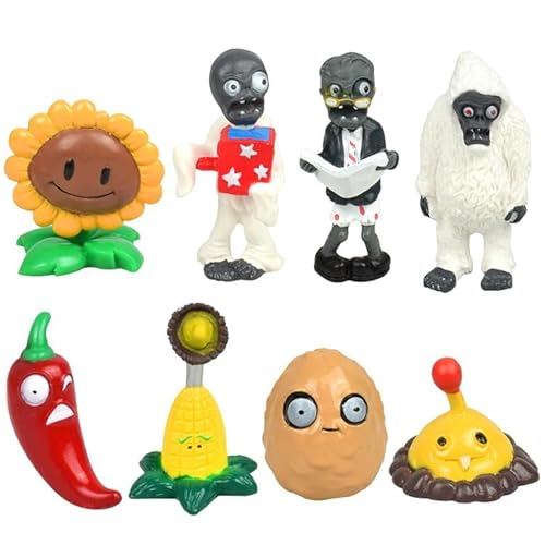 8Pcs Zombies Cake Topper,Zombies Cupcake Figures Zombies Action Figures Cake Toppers Auto-Ornament Geburtstags Party Dekoration Cartoon Cake Topper, Cake Topper Decoration Figures for Children von OPVXZAD