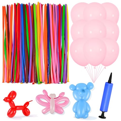 Latexballons, Macaronfarbener Ballon, rosafarbener Ballonset mit Schlagzylinder für Kinder Party Dekorationen mit Pumpe Vielfarbige Luftballons Spielzeug für Kinder Party Luftballons Spielzeug Latexballons, Macaronfarbener Ballon, rosafarbener Ballonset mit Schlagzylinder für Kinder Party Dekorationen mit Pumpe Vielfarbige Luftballons Spielzeug für Kinder Party Luftballons Spielzeug von OPVXZAD