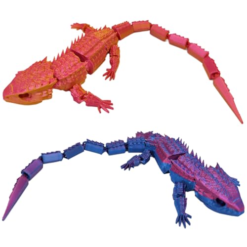 OPVXZAD 2Pcs 3D Gedruckte Eidechse Bewegliches Eidechsen-Tierspielzeug Voller Beweglicher Kristall Eidechse 3D-gedrucktes Tierspielzeug Für Kinder Perfekt für Heimbüro Dekoration und Geschenk OPVXZAD 2Pcs 3D Gedruckte Eidechse Bewegliches Eidechsen-Tierspielzeug Voller Beweglicher Kristall Eidechse 3D-gedrucktes Tierspielzeug Für Kinder Perfekt für Heimbüro Dekoration und Geschenk von OPVXZAD