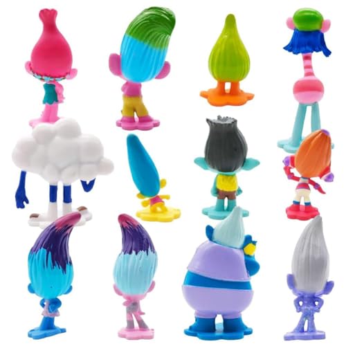 OPVXZAD Magic Hair Elf Spielzeug Trollelfen Figuren Set,Zauberhaarelfe Film Figur,Brozone&Freunde Mineez-Sammelfiguren Tr-oll Figuren Tortendeko Cartoon Geist Ornaments Kids' Play Action Figures OPVXZAD Magic Hair Elf Spielzeug Trollelfen Figuren Set,Zauberhaarelfe Film Figur,Brozone&Freunde Mineez-Sammelfiguren Tr-oll Figuren Tortendeko Cartoon Geist Ornaments Kids' Play Action Figures von OPVXZAD