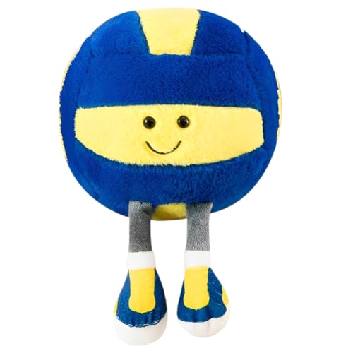 OPVXZAD Plüsch Volleyball Spielzeug, 3D Plüsch Smiley Volleyball für Heimdekoration, Volleyball Plüschtier Spielzeug, Volleyball Kissen Weich Flauschig,Cartoon Plush Doll-25cm OPVXZAD Plüsch Volleyball Spielzeug, 3D Plüsch Smiley Volleyball für Heimdekoration, Volleyball Plüschtier Spielzeug, Volleyball Kissen Weich Flauschig,Cartoon Plush Doll-25cm von OPVXZAD