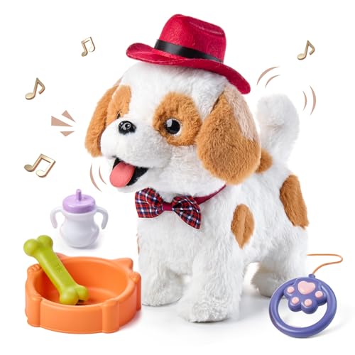 OR OR TU Hund Spielzeug Kinder Plüschwelpe Leckt Elektronische Haustiere mit Ferngesteuerter, der Läuft und Bellt, Interaktives Spielzeug für Kinder Mädchen Junge Geschenk OR OR TU Hund Spielzeug Kinder Plüschwelpe Leckt Elektronische Haustiere mit Ferngesteuerter, der Läuft und Bellt, Interaktives Spielzeug für Kinder Mädchen Junge Geschenk von OR OR TU
