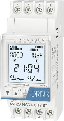 ORBIS Zeitschalttechnik ASTRO NOVA CITY 230V Hutschienen-Zeitschaltuhr digital 230 V/AC von ORBIS Zeitschalttechnik