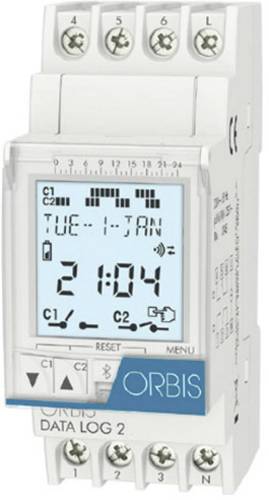 ORBIS Zeitschalttechnik DATA LOG 2 230V Hutschienen-Zeitschaltuhr digital 250 V/AC von ORBIS Zeitschalttechnik