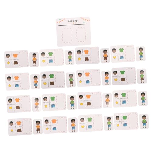 ORFOFE 1 Satz Kreatives Denkspiel für Gedächtnis Matching Karten für Vorschulkinder Fördert Logisches und Interaktion der Familie Lernspielzeug für Kreative Problemlösungen und Kognitive von ORFOFE