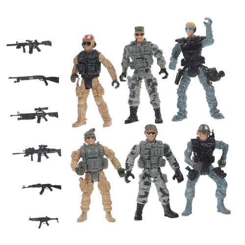 ORFOFE 1 Satz Militärsoldatenmodell Realistischer Soldat Armeeleute Stehen Armeemänner Spielzeugsoldaten Bausteinspielzeug Soldat Soldatenfiguren Menschenfiguren Spielzeugset Mini Plastik von ORFOFE