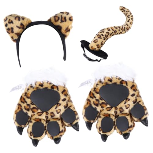 ORFOFE Cartoon-Tierschwanz-Handschuhe-Set für Kindergarten Cosplay Comic-Requisiten bequemes und robustes Material ORFOFE Cartoon-Tierschwanz-Handschuhe-Set für Kindergarten Cosplay Comic-Requisiten bequemes und robustes Material von ORFOFE