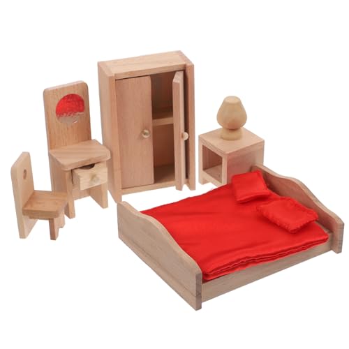 ORFOFE 1 Set Holz DIY Doll House Möbel Set Vor, Spielen Spielzeug Miniatur Schlafzimmermöbel ORFOFE 1 Set Holz DIY Doll House Möbel Set Vor, Spielen Spielzeug Miniatur Schlafzimmermöbel von ORFOFE