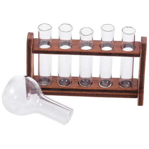 ORFOFE 1 Set Mini-reagenzglas-Modell, Mini-landschafts-reagenzglas-, Mini-hausbedarf, Mini-reagenzglas-Fotografie-Requisite, Puppen-reagenzglas-Requisite, von ORFOFE