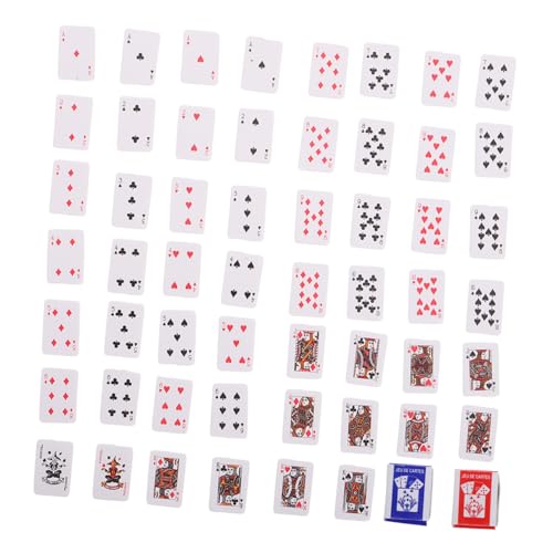 ORFOFE Puppenhaus-Miniatur-Ornamente Dekorationen 1 Set Mini-Spielkarten Lustige Und Interaktive Miniatur-Spiele Für Kreative Miniaturen ORFOFE Puppenhaus-Miniatur-Ornamente Dekorationen 1 Set Mini-Spielkarten Lustige Und Interaktive Miniatur-Spiele Für Kreative Miniaturen von ORFOFE