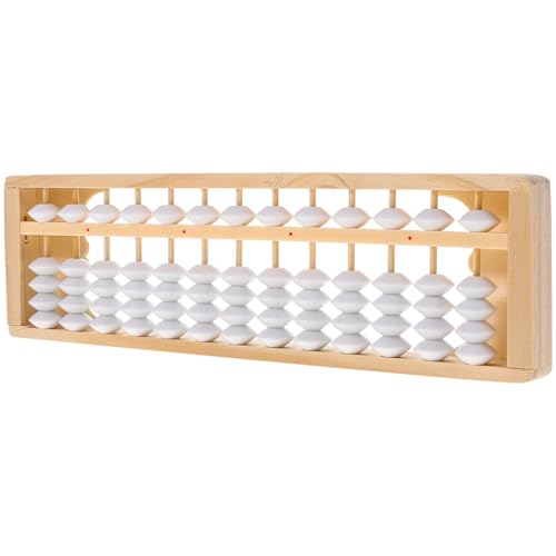 ORFOFE 1 Stück Holz Abacus für Schüler Streifen Bonbon Rechenhilfe für Mathematik Perfektes Lernspielzeug für Kindergarten und Grundschule Geeignet für Jungen und Mädchen Zufällige Farbe von ORFOFE