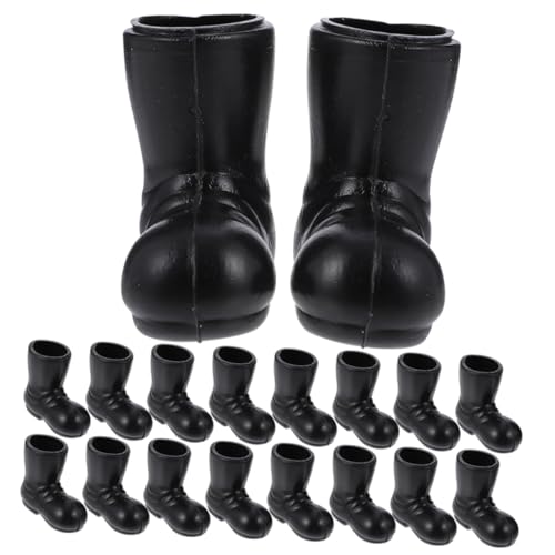 ORFOFE 10 Miniatur Weihnachtsmann Stiefel Mini Schuhe Deko für Puppenhaus Weihnachtsdeko Robuste Tragbare Miniatur Accessoires für Kreatives Dekoration von ORFOFE