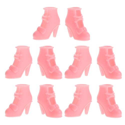 ORFOFE 10 Paare Miniaturisierte Puppenschuhe für Puppen Teiliges aus Robustem Stilvolle High Heels für Rollenspiele und Kreative Spielstunden Hochwertige Puppenzubehörteile ORFOFE 10 Paare Miniaturisierte Puppenschuhe für Puppen Teiliges aus Robustem Stilvolle High Heels für Rollenspiele und Kreative Spielstunden Hochwertige Puppenzubehörteile von ORFOFE