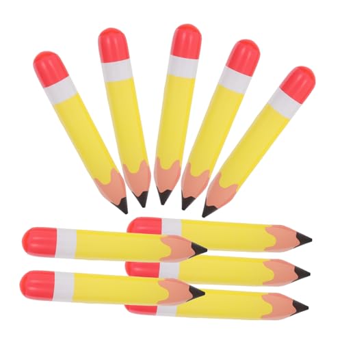 ORFOFE 10 Stück Aufblasbare Bleistift Dekorationen Bunte PVC Ballons für Klassenzimmer und Geburtstagsfeiern Große Bleistift Accessoires Luftballon ORFOFE 10 Stück Aufblasbare Bleistift Dekorationen Bunte PVC Ballons für Klassenzimmer und Geburtstagsfeiern Große Bleistift Accessoires Luftballon von ORFOFE