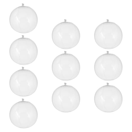 ORFOFE 10 Stück Aufblasbare Transparente Strandbälle aus PVC Langlebiges Wasserspielzeug für Sicherheitsförderndes Design für Pool und Strandparty für Sommerspaß im Freien ORFOFE 10 Stück Aufblasbare Transparente Strandbälle aus PVC Langlebiges Wasserspielzeug für Sicherheitsförderndes Design für Pool und Strandparty für Sommerspaß im Freien von ORFOFE
