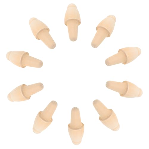 ORFOFE 10 Stück Gyroskopachsen-reparaturteile Holzkreisel-zubehör Traditionelle Kreisel-spielzeugteile Sicher Und Robust Für Das Spielen Von Jungen Und Mädchen von ORFOFE
