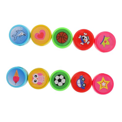 ORFOFE 10-teiliges Mini-stempelspielzeug Mit Verschiedenen Designs Für Jungen Und Mädchen Partygeschenke Belohnungen Für Den Unterricht ORFOFE 10-teiliges Mini-stempelspielzeug Mit Verschiedenen Designs Für Jungen Und Mädchen Partygeschenke Belohnungen Für Den Unterricht von ORFOFE