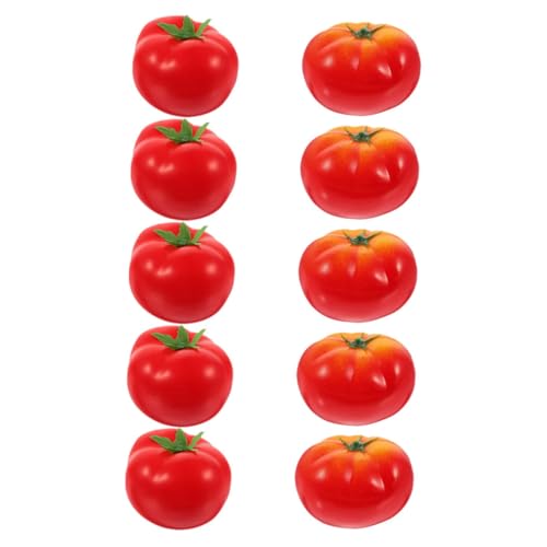 ORFOFE 10 Stück Realistische Tomatenmodelle, Künstliche Tomaten, Simuliertes Gemüse, Schaufenster-Requisiten, Falsche Tomaten-Requisiten, Gemüsemodelle, Fotografie-Requisiten ORFOFE 10 Stück Realistische Tomatenmodelle, Künstliche Tomaten, Simuliertes Gemüse, Schaufenster-Requisiten, Falsche Tomaten-Requisiten, Gemüsemodelle, Fotografie-Requisiten von ORFOFE