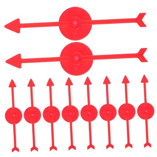 ORFOFE 10 Stück Teiliges DIY Kleines Drehrad Wiederverwendbare Robuste Turnplatte Einfache Montage für Partys Klassenzimmer und Events Praktisches Zubehör für Spielrad und Lernspiele von ORFOFE