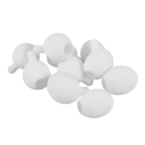 ORFOFE 10 Stück Teiliges DIY Silikon Bubble Insert Elastische Weiße Blasen Ersatzkugeln für Quetschspielzeug Stressabbauendes Zubehör Feinmotorik und Hand Auge Koordination ORFOFE 10 Stück Teiliges DIY Silikon Bubble Insert Elastische Weiße Blasen Ersatzkugeln für Quetschspielzeug Stressabbauendes Zubehör Feinmotorik und Hand Auge Koordination von ORFOFE