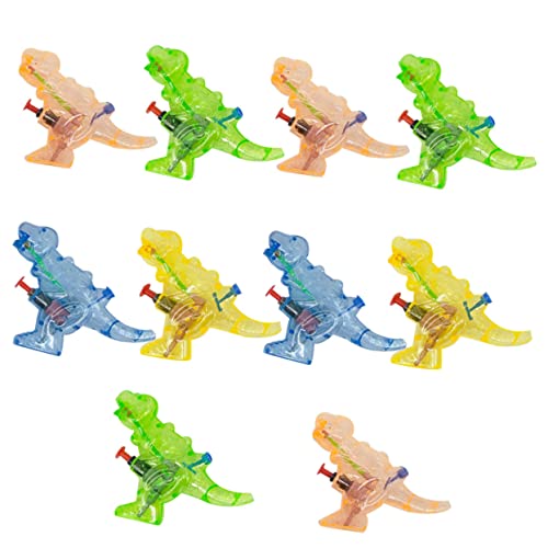 ORFOFE 10 Stück Teiliges Dinosaurier Wasser Spritzspielzeug Transparente Wasserpistolen für Interaktives Poolspielzeug Bunte Outdoor Wasserspritzgeräte für Sommer Zufällige Farbe ORFOFE 10 Stück Teiliges Dinosaurier Wasser Spritzspielzeug Transparente Wasserpistolen für Interaktives Poolspielzeug Bunte Outdoor Wasserspritzgeräte für Sommer Zufällige Farbe von ORFOFE