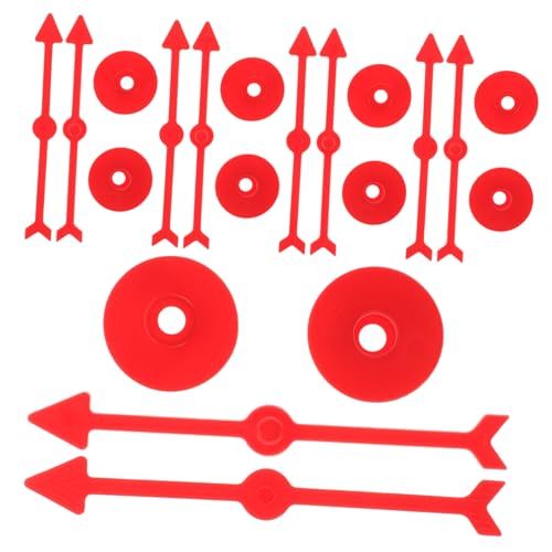 ORFOFE 10 Stück Teiliges Drehbare Spielpfeile aus Kunststoff Wiederverwendbare Spielzeigern für Brettspiele Förderndes Lernspielzeug für Fördert Teamarbeit und Kritisches Denken von ORFOFE