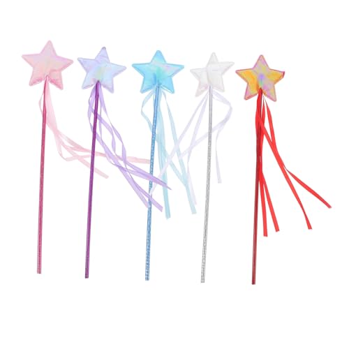 ORFOFE 10 Stück Teiliges Fünfzackiger Stern Magische Stäbe Niedliches Feen für Mädchen Halloween Accessoires Sicher Verarbeitet für Festlichkeiten und Cosplay ORFOFE 10 Stück Teiliges Fünfzackiger Stern Magische Stäbe Niedliches Feen für Mädchen Halloween Accessoires Sicher Verarbeitet für Festlichkeiten und Cosplay von ORFOFE
