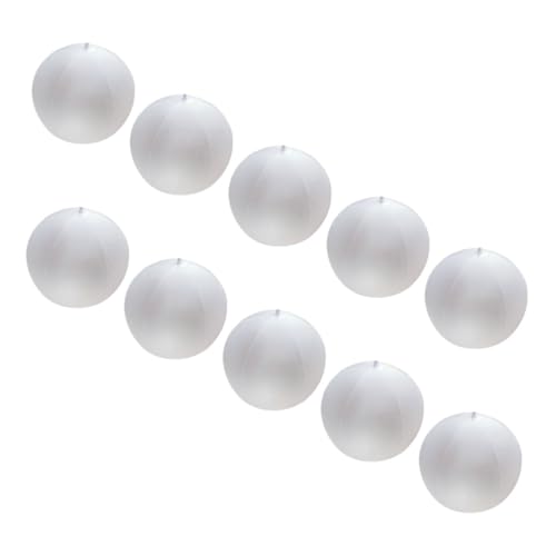 ORFOFE 10 Stück Teiliges Halbtransparente Aufblasbare Beachbälle aus Kratzfestem für Multifunktionales Outdoor zum Werfen Fangen Kicken für Strand Garten und Poolspaß ORFOFE 10 Stück Teiliges Halbtransparente Aufblasbare Beachbälle aus Kratzfestem für Multifunktionales Outdoor zum Werfen Fangen Kicken für Strand Garten und Poolspaß von ORFOFE