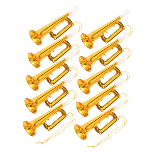 ORFOFE 10 Stück Teiliges Lustige Kindertrompeten aus Hochwertigem Material Musikspielzeug für Party und Konzert Accessoires für Fußballspiele und Festivitäten von ORFOFE