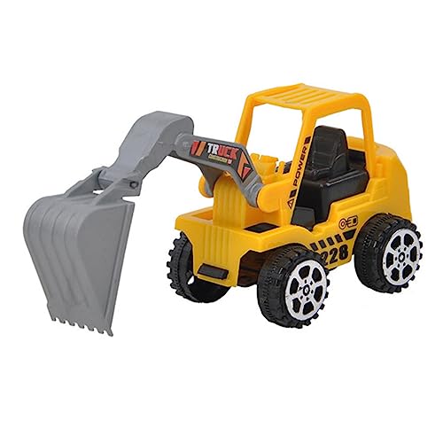 ORFOFE 10 Stück Teiliges Mini Baufahrzeug Spielset für Kunststoff Modell Baustellenfahrzeuge Gelb Fördert Kreativität und Hand Auge Koordination für Jungen und Mädchen Ab Jahren von ORFOFE