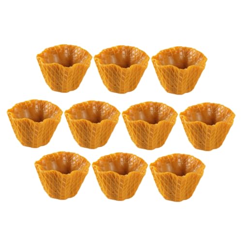 ORFOFE 10 Stück Teiliges Mini Eiscreme Waffel Realistische Kleine Eistüten Modelle Dekorative DIY Charms für Handyhüllen Kompakt und Langlebig für Bastelprojekte und Kreative Gestaltung ORFOFE 10 Stück Teiliges Mini Eiscreme Waffel Realistische Kleine Eistüten Modelle Dekorative DIY Charms für Handyhüllen Kompakt und Langlebig für Bastelprojekte und Kreative Gestaltung von ORFOFE