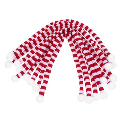ORFOFE 10 Stück Teiliges Mini Schal Rot Weiß Gestreift aus Weichem Langlebige Weihnachtsdekoration für Flaschen und Puppen Vielseitige Mini Dekoration für DIY Bastelprojekte ORFOFE 10 Stück Teiliges Mini Schal Rot Weiß Gestreift aus Weichem Langlebige Weihnachtsdekoration für Flaschen und Puppen Vielseitige Mini Dekoration für DIY Bastelprojekte von ORFOFE