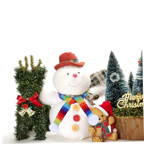 ORFOFE 10 Stück Teiliges Mini Weihnachtsschal aus Gestreiftem Langlebigem Dekorativer Mini Schal für Puppen und Weinflaschen Vielseitiges DIY Zubehör für Festliche Bastelprojekte von ORFOFE