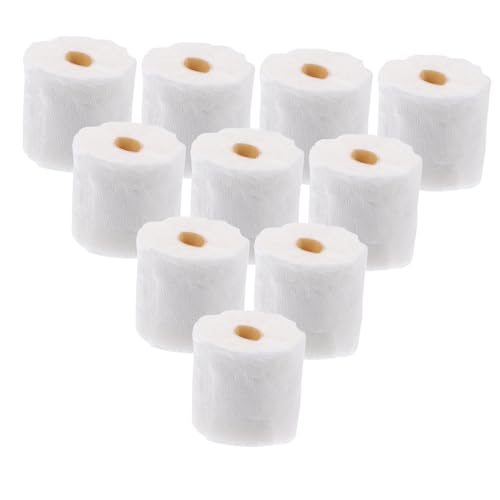 ORFOFE 10 Stück Teiliges Miniatur Toilettenpapier Realistisches Puppenhaus Badezimmer Zubehör Leichtes Tragbares für Kreatives Rollenspiel und Detailgetreue Miniatur Dekoration ORFOFE 10 Stück Teiliges Miniatur Toilettenpapier Realistisches Puppenhaus Badezimmer Zubehör Leichtes Tragbares für Kreatives Rollenspiel und Detailgetreue Miniatur Dekoration von ORFOFE