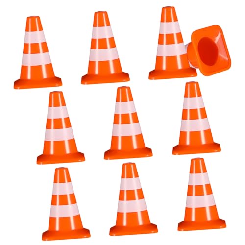 ORFOFE 10 Stück Teiliges Miniatur Verkehrsleitkegel Verkehrsschilder für Lernspielzeug Sandtisch Dekoration Bunte Baustellen Verkehrszeichen Training ORFOFE 10 Stück Teiliges Miniatur Verkehrsleitkegel Verkehrsschilder für Lernspielzeug Sandtisch Dekoration Bunte Baustellen Verkehrszeichen Training von ORFOFE