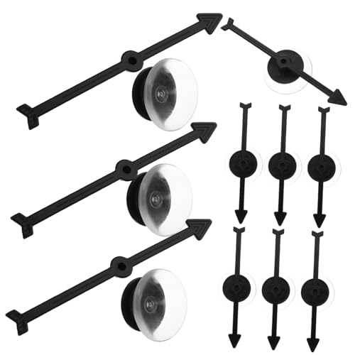 ORFOFE 10 Stück Teiliges Pfeilspiel mit Saugnapf Kunststoff Game Arrows für Unterricht Stabiler Desktop Spiel Zubehör Vielseitig Einsetzbar als Lernhilfe und Brettspiel Prop von ORFOFE