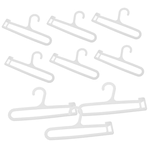 ORFOFE 10 Stück Teiliges Puppenkleiderbügel Langlebigem Kunststoff Praktische Aufbewahrung für Bjd Baumwollpuppenkleidung Platzsparend Modisch für Puppenhaus Kleiderständer ORFOFE 10 Stück Teiliges Puppenkleiderbügel Langlebigem Kunststoff Praktische Aufbewahrung für Bjd Baumwollpuppenkleidung Platzsparend Modisch für Puppenhaus Kleiderständer von ORFOFE