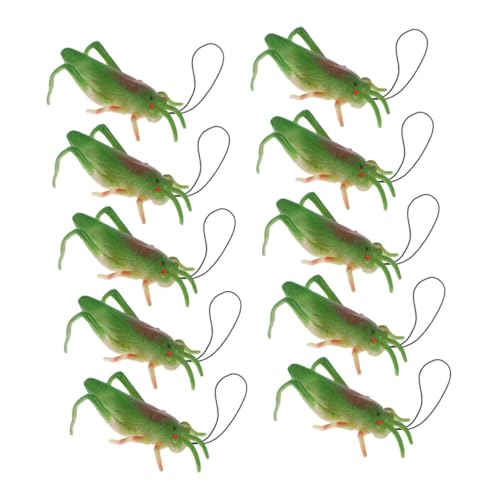 ORFOFE 10 Stück Teiliges Realistische Wiesen Figuren aus TPR Lebensechte Insektenmodelle für Interaktive Tier Dekoration und Party Deko Langlebig und Sicher für Spiel Zimmerdeko von ORFOFE