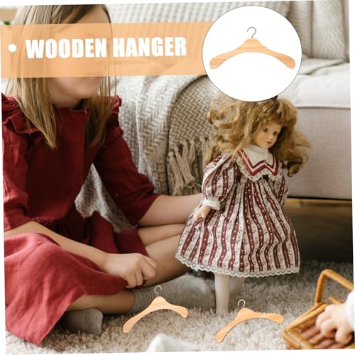 ORFOFE 10 Stück Teiliges für Bjd Puppen Praktische Puppenkleiderbügel aus Naturbelassenem Holz Geeignet als Puppenhaus zubehör und Geschenk für Ordnungsunterstützung ORFOFE 10 Stück Teiliges für Bjd Puppen Praktische Puppenkleiderbügel aus Naturbelassenem Holz Geeignet als Puppenhaus zubehör und Geschenk für Ordnungsunterstützung von ORFOFE