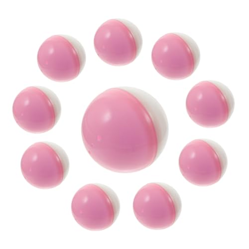ORFOFE 10 Stück Transparente Kunststoffkugeln mit Weißem Deckel und Doppelbelüftung Befüllbare Party für Süßigkeiten Geschenkverpackung Vielseitige Aufbewahrungsbox für Zufällige Farbe von ORFOFE