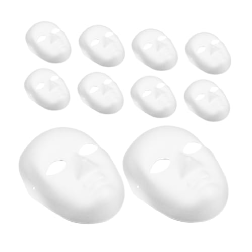 ORFOFE 10 Stück Weiße Papiermasken für Erwachsene Bemalbare DIY Vollgesichtsmaske aus Leichtem Papierpulp Atmungsaktiv für Maskerade Karneval Halloween und Kreative Kunstprojekte ORFOFE 10 Stück Weiße Papiermasken für Erwachsene Bemalbare DIY Vollgesichtsmaske aus Leichtem Papierpulp Atmungsaktiv für Maskerade Karneval Halloween und Kreative Kunstprojekte von ORFOFE