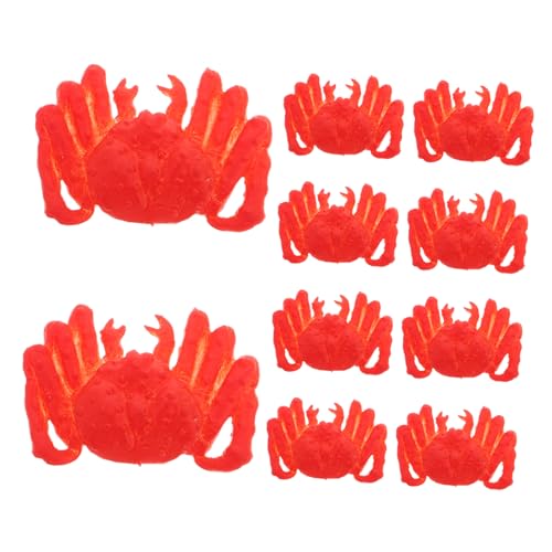 ORFOFE 10 Stücke Realistische Gefälschte Krabben Dekorationen Meerestiere Modelle Kleinkinder Badespielzeug Mini Harz Tier Figurine Simulation Lebensmittel Display Requisiten ORFOFE 10 Stücke Realistische Gefälschte Krabben Dekorationen Meerestiere Modelle Kleinkinder Badespielzeug Mini Harz Tier Figurine Simulation Lebensmittel Display Requisiten von ORFOFE