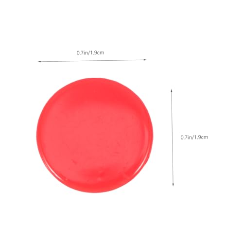ORFOFE 100 Stück Bingochips Spielzähler aus Einfarbig Rot Glatte Oberfläche Vielseitig für Lernspiele Pokerabende Belohnung und Zählspiele ORFOFE 100 Stück Bingochips Spielzähler aus Einfarbig Rot Glatte Oberfläche Vielseitig für Lernspiele Pokerabende Belohnung und Zählspiele von ORFOFE