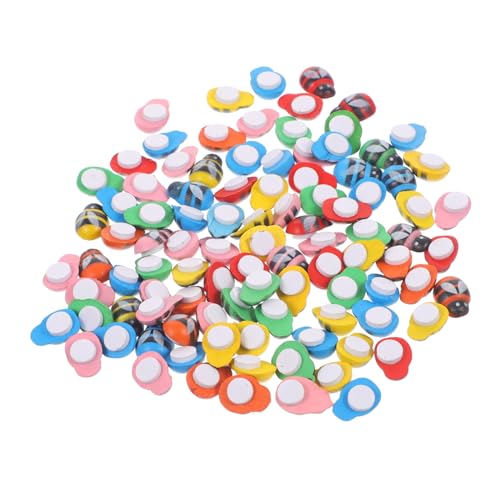 ORFOFE 100 Stück Holz Bienen Aufkleber Selbstklebend Holzdeko Basteln Bienen Deko für Scrapbooking DIY Kleidung Verzierung Party Kostüm und Handwerk von ORFOFE