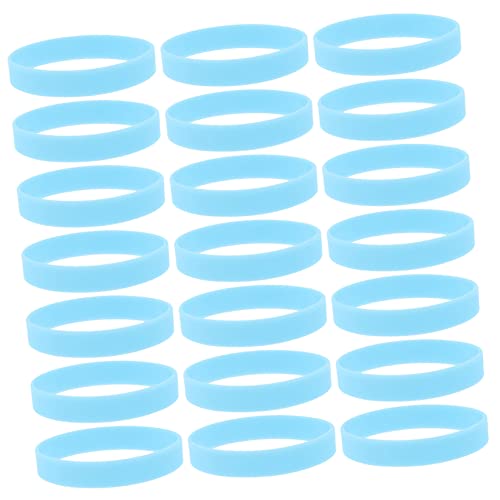 ORFOFE 100 Stück Leuchtende Silikon armbänder für Nachtlicht Langlebiges Leichtes Partyzubehör Einfaches Design für Laufen Radfahren und Outdoor aktivitäten von ORFOFE