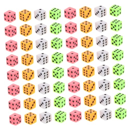 ORFOFE 100 Stück Mini Set Bunte Seitige Würfel Plastikwürfel für Mathe Lernen Tischspiele und Bastelprojekte Tragbare Lebhafte Farbwürfel für Unterwegs ORFOFE 100 Stück Mini Set Bunte Seitige Würfel Plastikwürfel für Mathe Lernen Tischspiele und Bastelprojekte Tragbare Lebhafte Farbwürfel für Unterwegs von ORFOFE